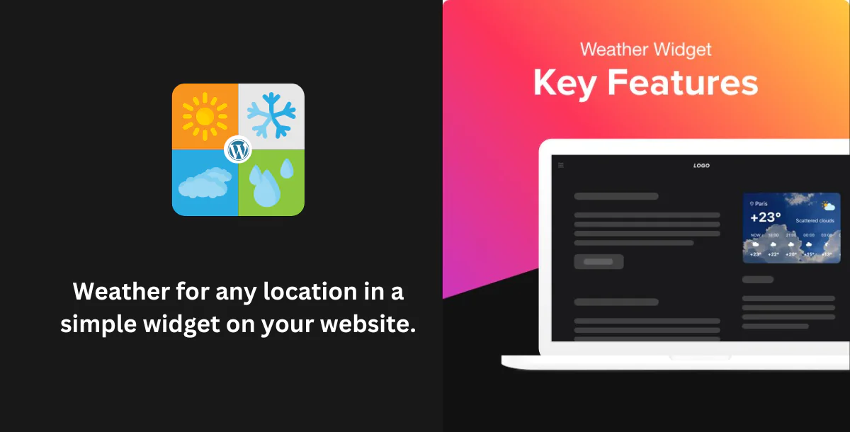 WordPress Weather Plugin - Weather Forecast Widget